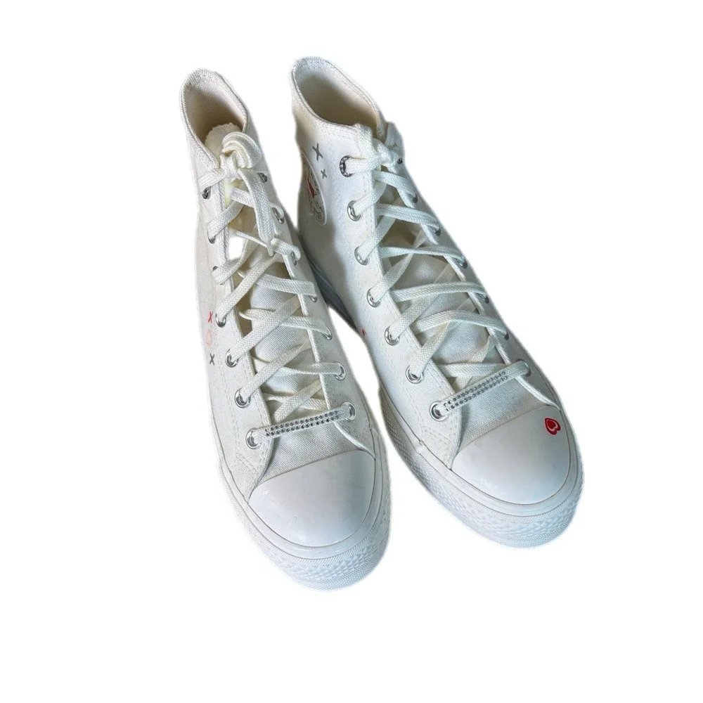 Converse Chuck Taylor All Star Lift Platform Womens‎ 9  "Y2K Heart" A109114C New - Picture 5 of 10